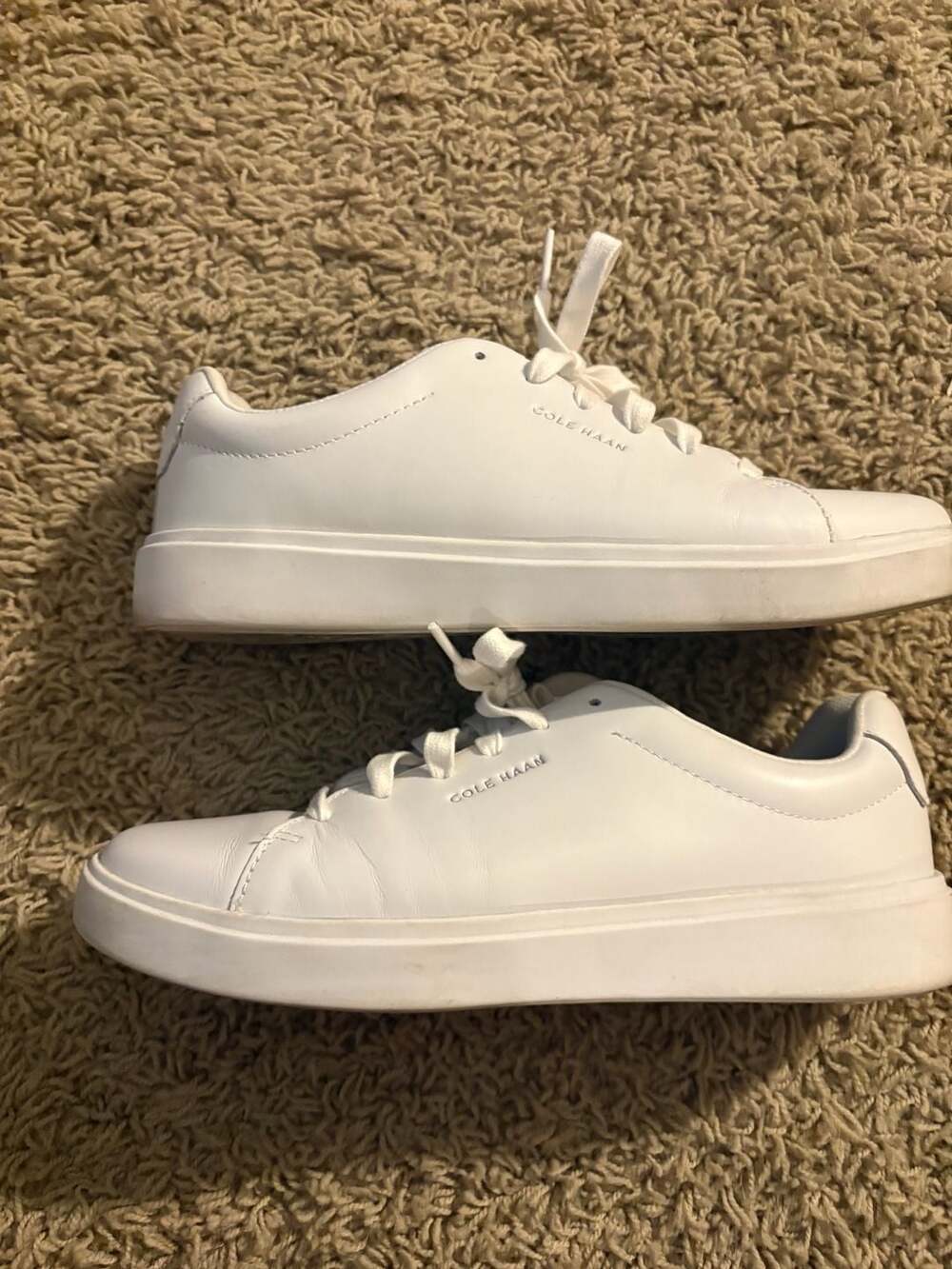 Cole Haan Grand Crosscourt Traveler Sneaker Size 8.5 B White Leather